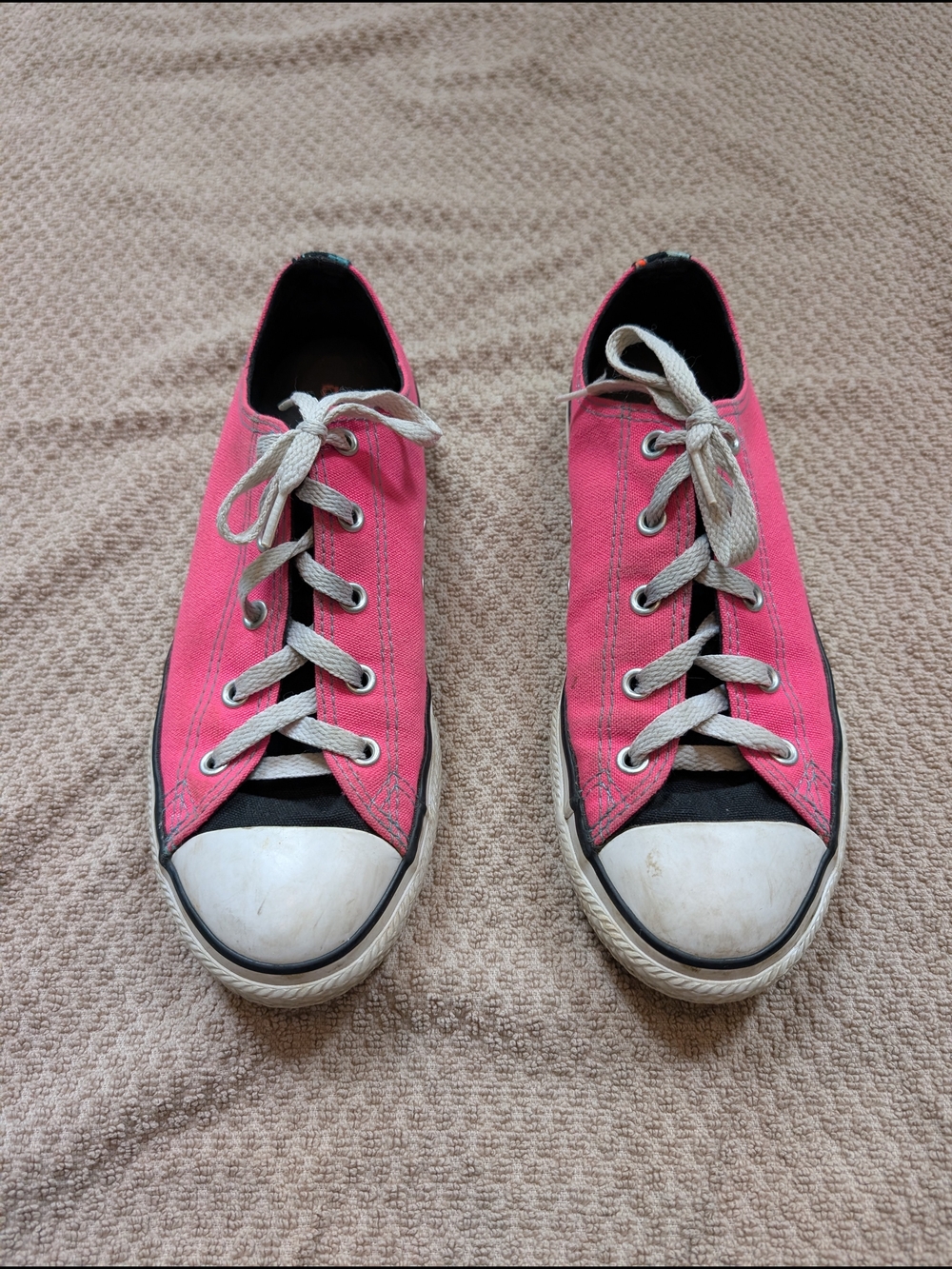 Converse Pink Canvas Low-Top Sneaker